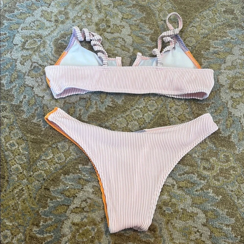 Colorblock Bikini Set - Picture 2 of 2